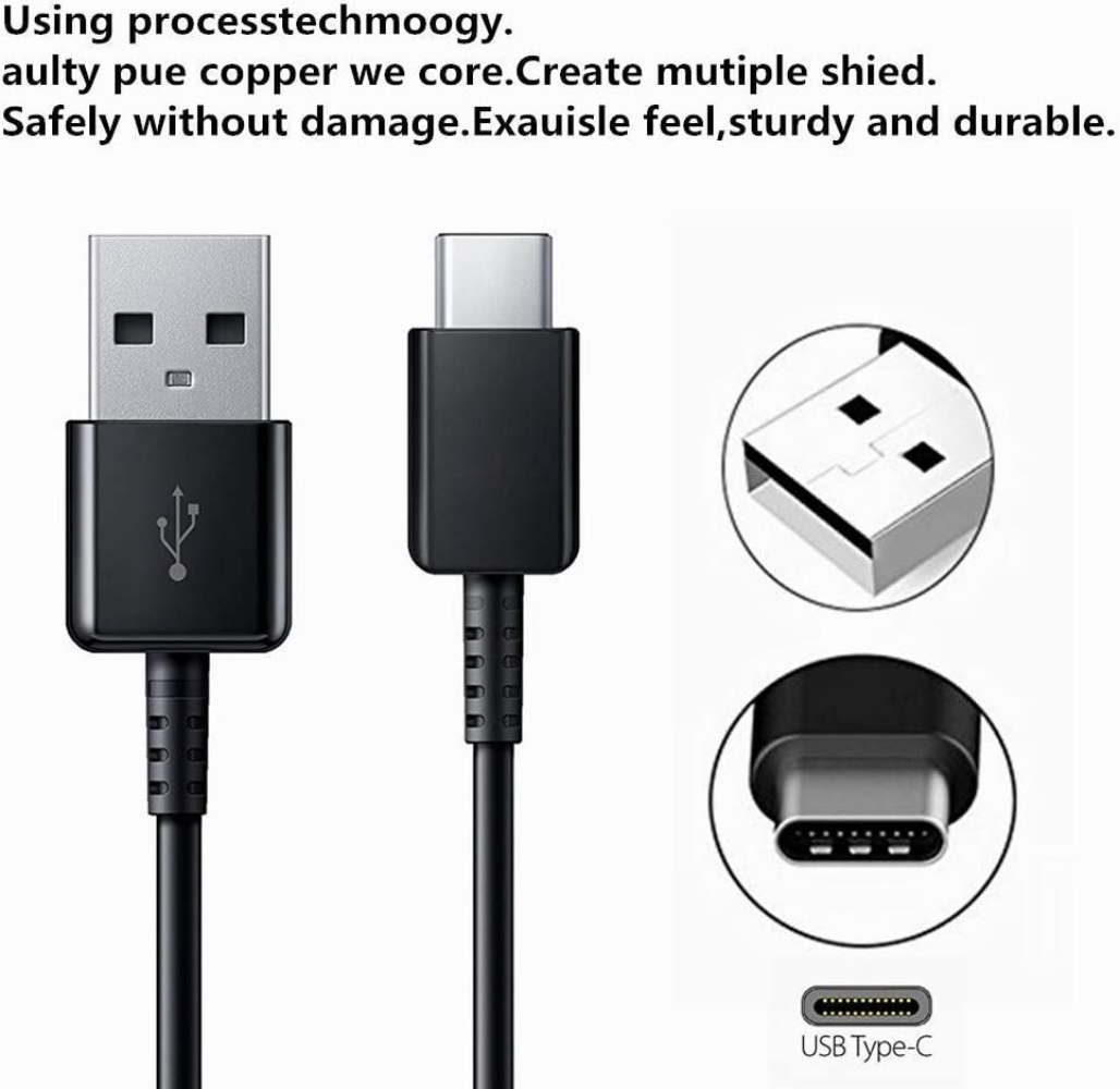 For Samsung Galaxy S21 S20 A51 A14 A13 5G A12 Fast Charger USB-C Cable Bulk Lot