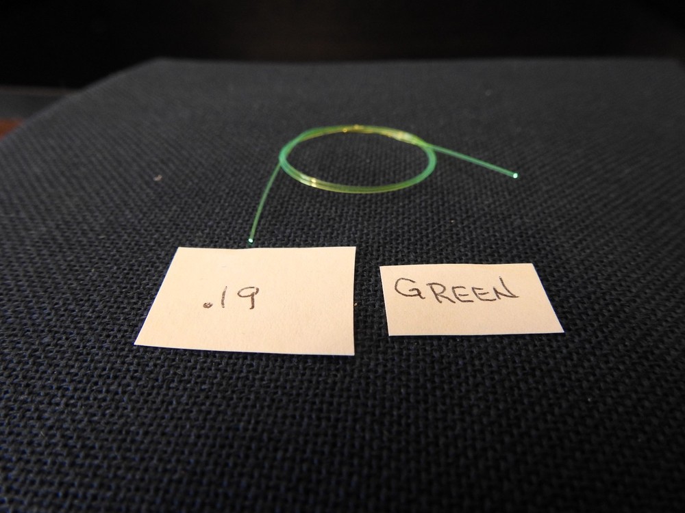 FIBER OPTICS, .019 , GREEN