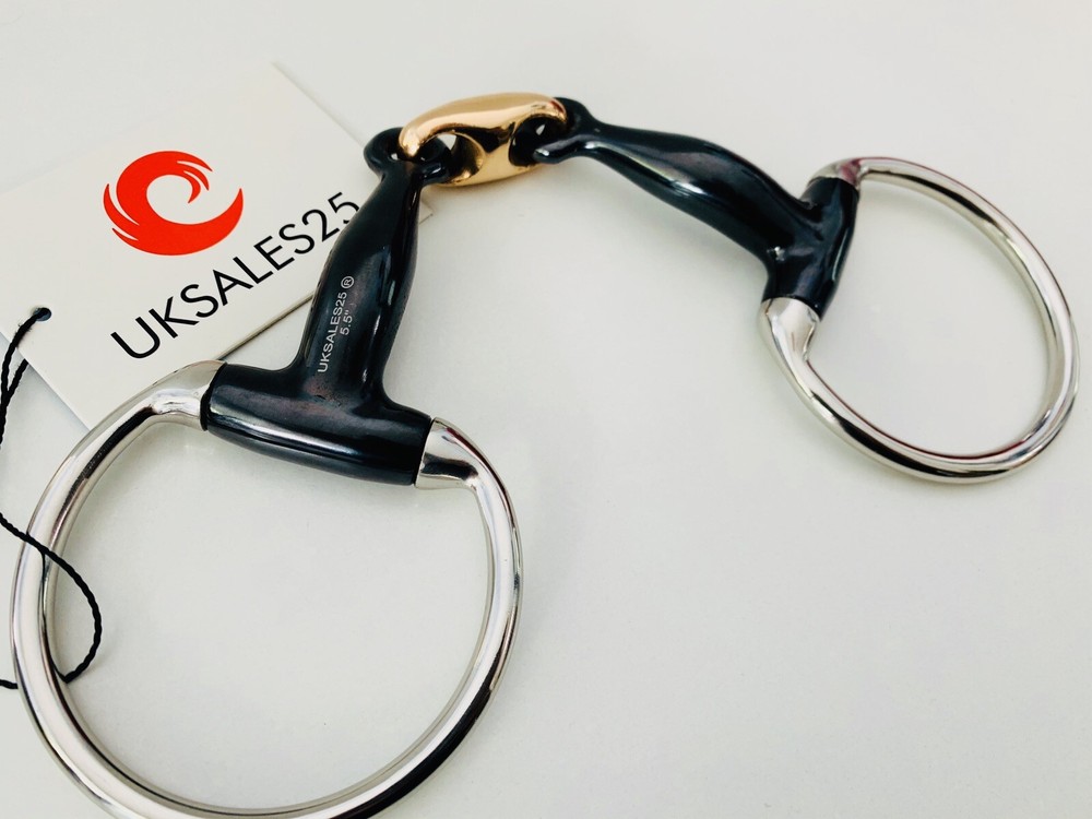 Sweet Iron Eggbutt Snaffle Bit Copper Lozenge (UKSALES25®) *SAME DAY DISPATCH*