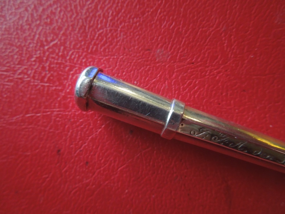 J6321 ANTIQUE DUTCH 833 SILVER Needle Case See Description