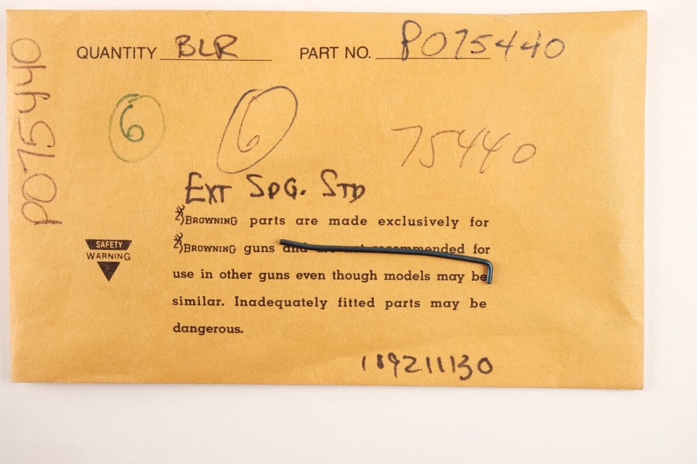 Browning BLR 92 Long Action Extractor Spring 75440