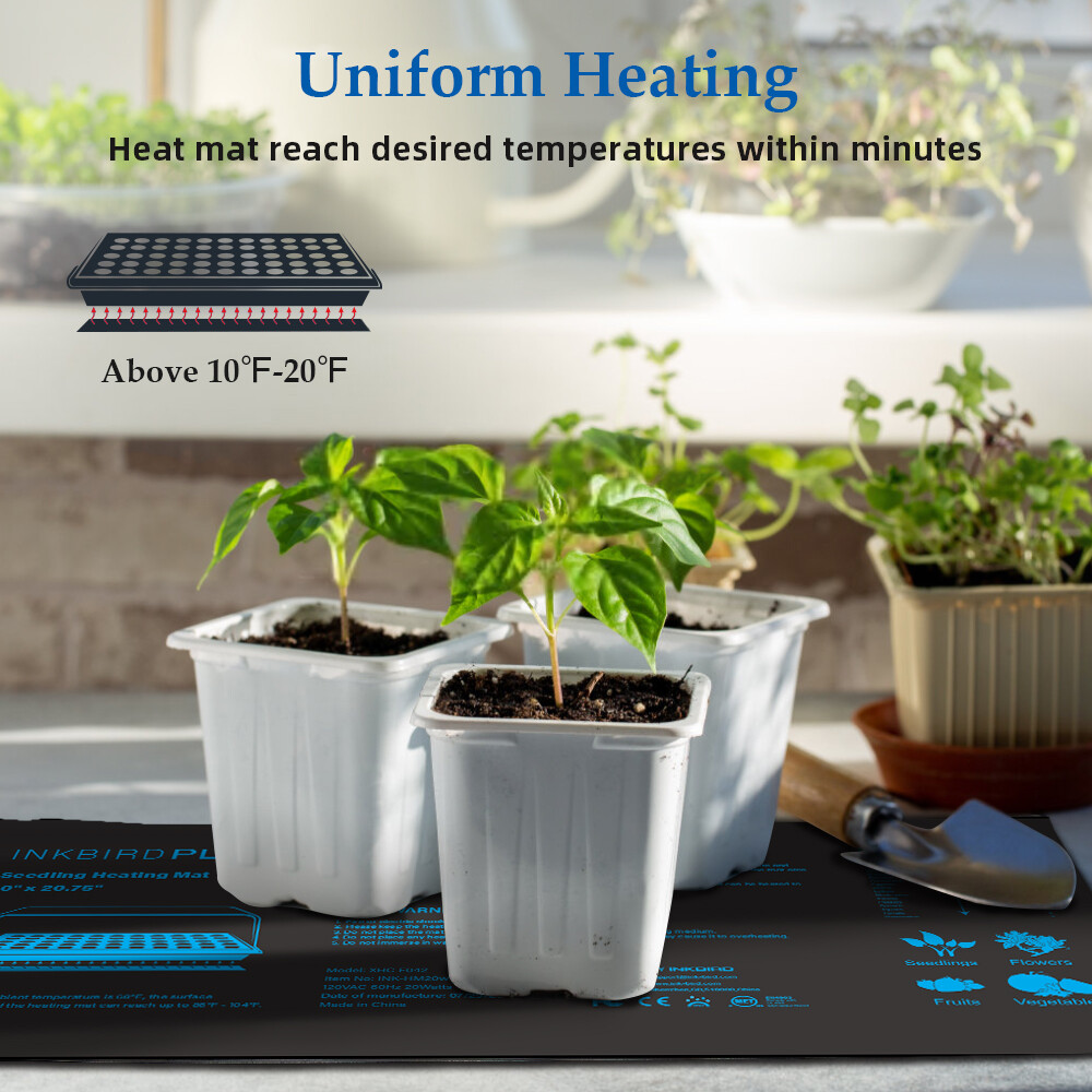 Seedling Heat Mat Seed Starter Pad Plant Germination Grow Hydroponic 10" x 20.75