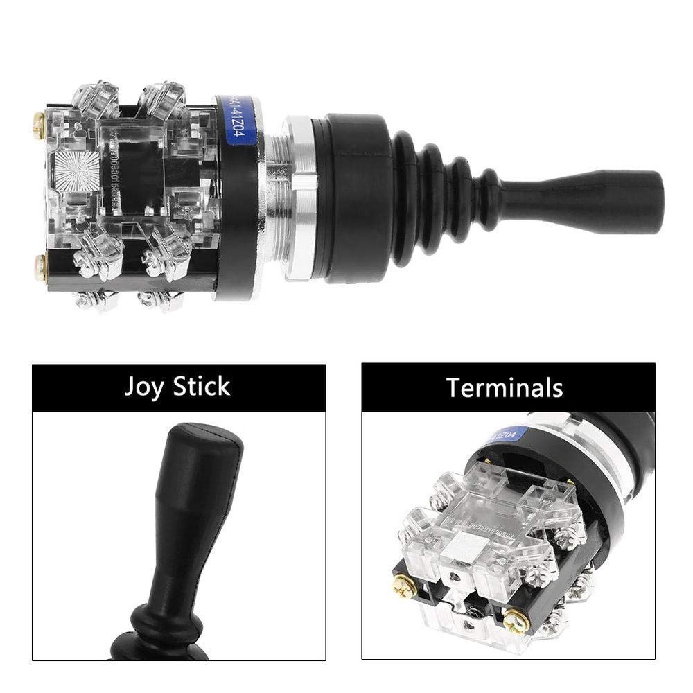4 Position Joystick Switch 4NO Spring Return Momentary Joy Stick Replacement for