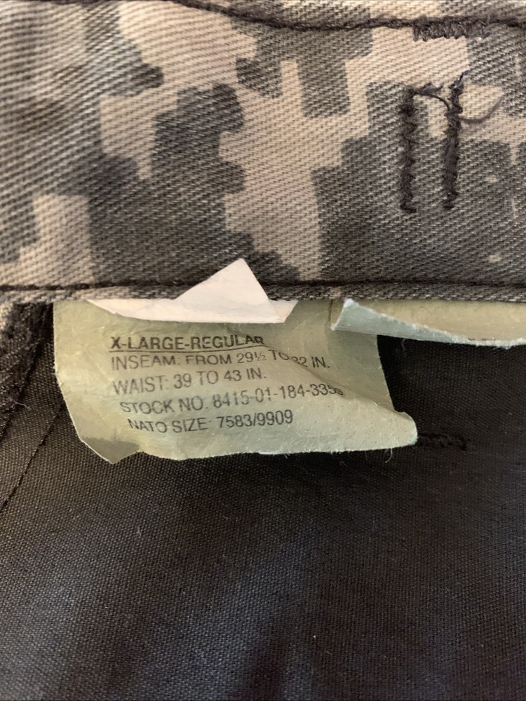 Tru-Spec BDU Trouser Urban Digital XL Regular Cag Sof Devgru Seal
