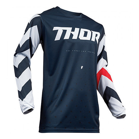 Thor Pulse Jersey Stunner Midnight/White Size Large