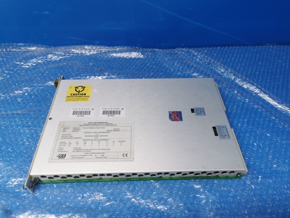 Racal Instruments 1260-45A High Density, Switch Matrix VXI Module Used