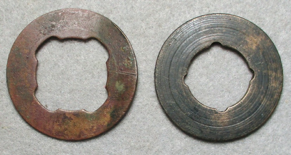 2 Unknown Copper Gauges, Different Sizes, One is Marked with a B, Central VA