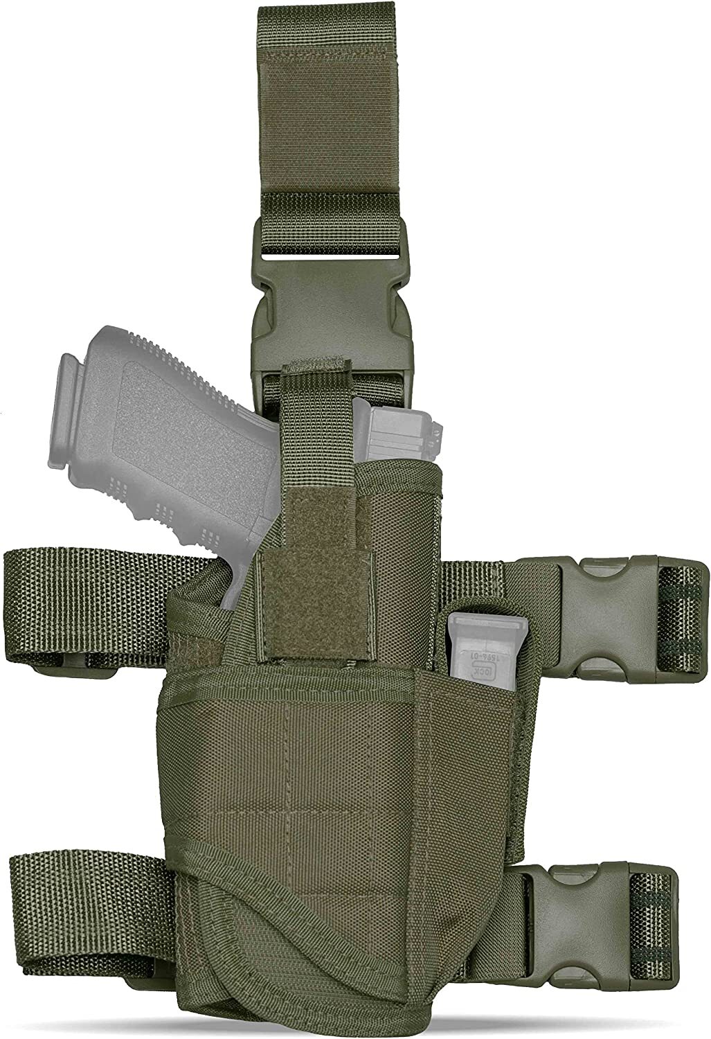 US Tactical Drop Leg Holster Adjustable Right Hand Thigh Pistol Gun Holster