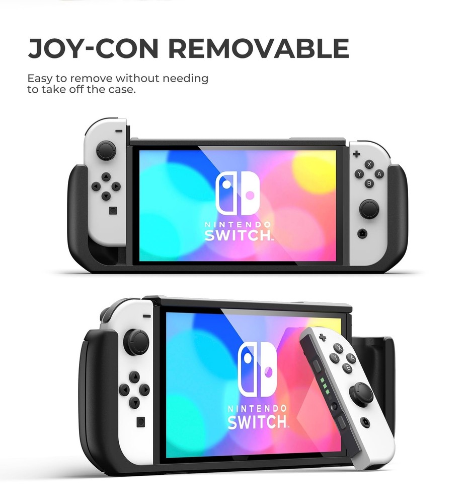 Dexnor Shockproof Case for Nintendo Switch OLED Model (2021), Rugged Protecti...