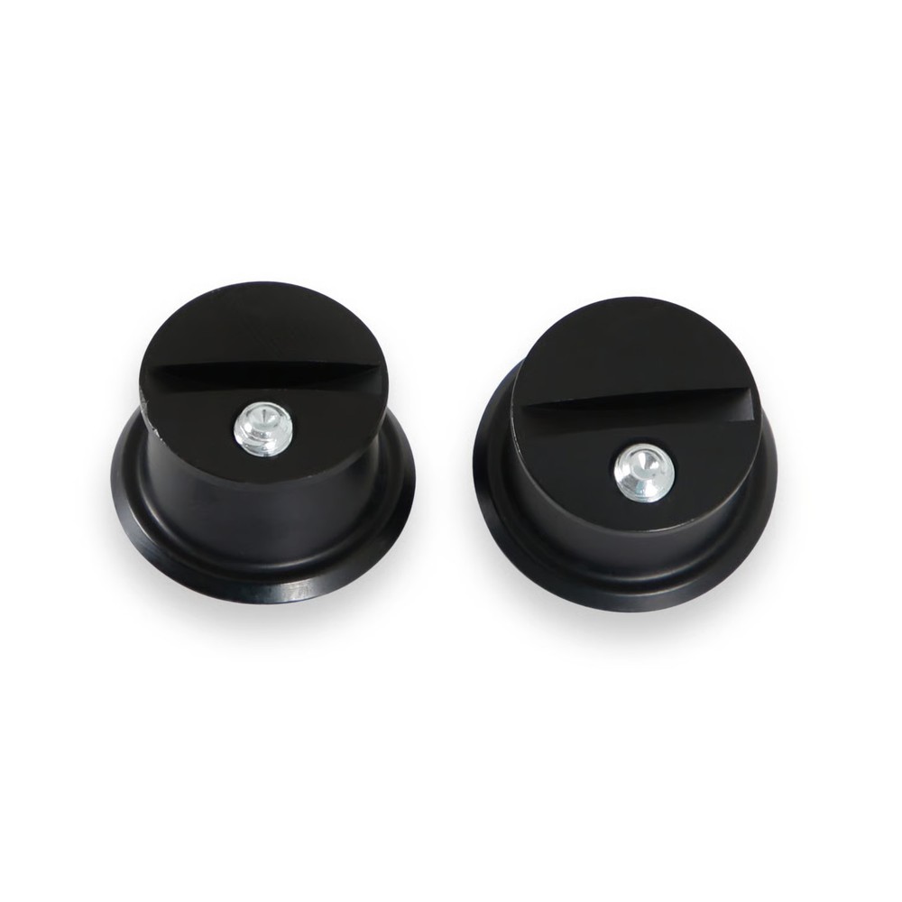 Simpson Racing 98024BK Locking Tearoff Post Set - Black - Pair