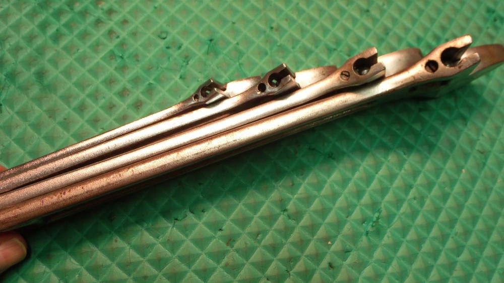 4 PCS. "DIAMALLOY" U.S.A. ADJUSTABLE END WRENCHES