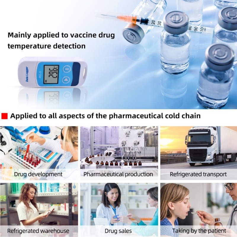 Metal Temperature Logger With Automatic Recording For Cold Storage