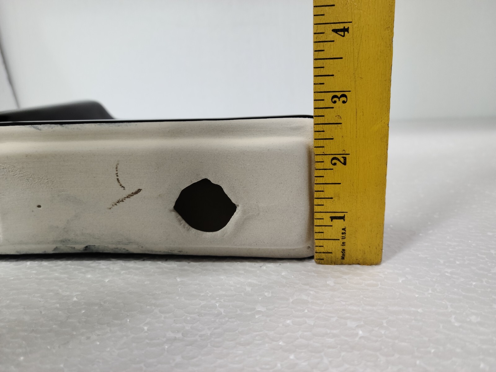 Vintage Black Ceramic Shower Tile Corner Tray Soap Dish Shampoo Holder Caddy