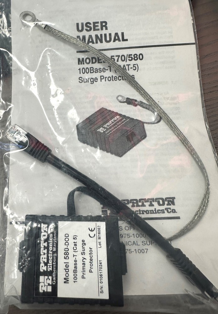 Patton Electronics 580-DOD | Brand New | High-Performance Data Networking Device