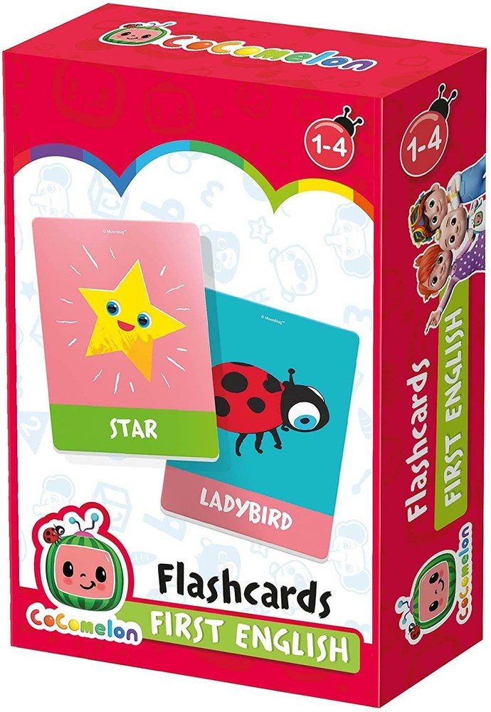Cocomelon First English Flashcards Educational Children's Game