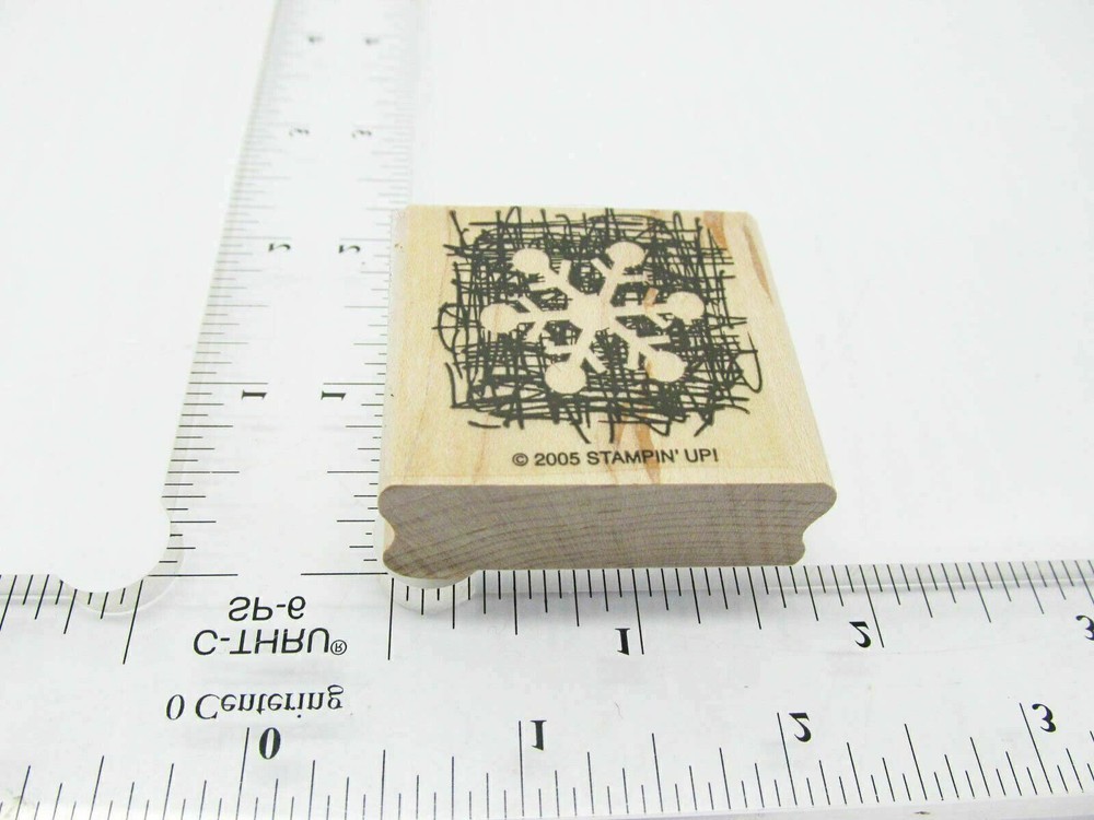 Spaz That Snowflake Rubber Stamp - Stamp Set B157