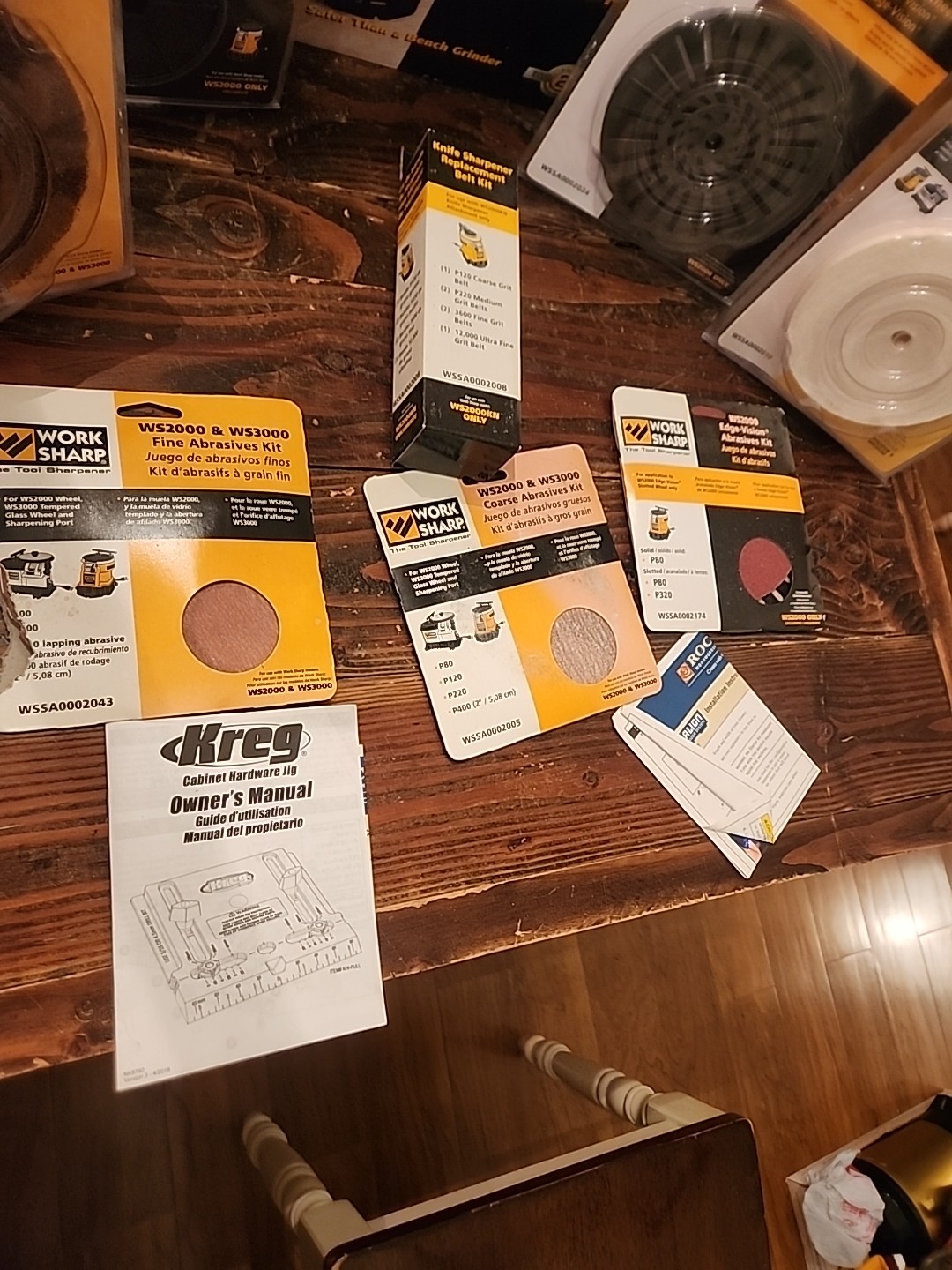 Work Sharp The Tool Sharpener WS2000, With Additional ACCESSORIES. NICE LOT