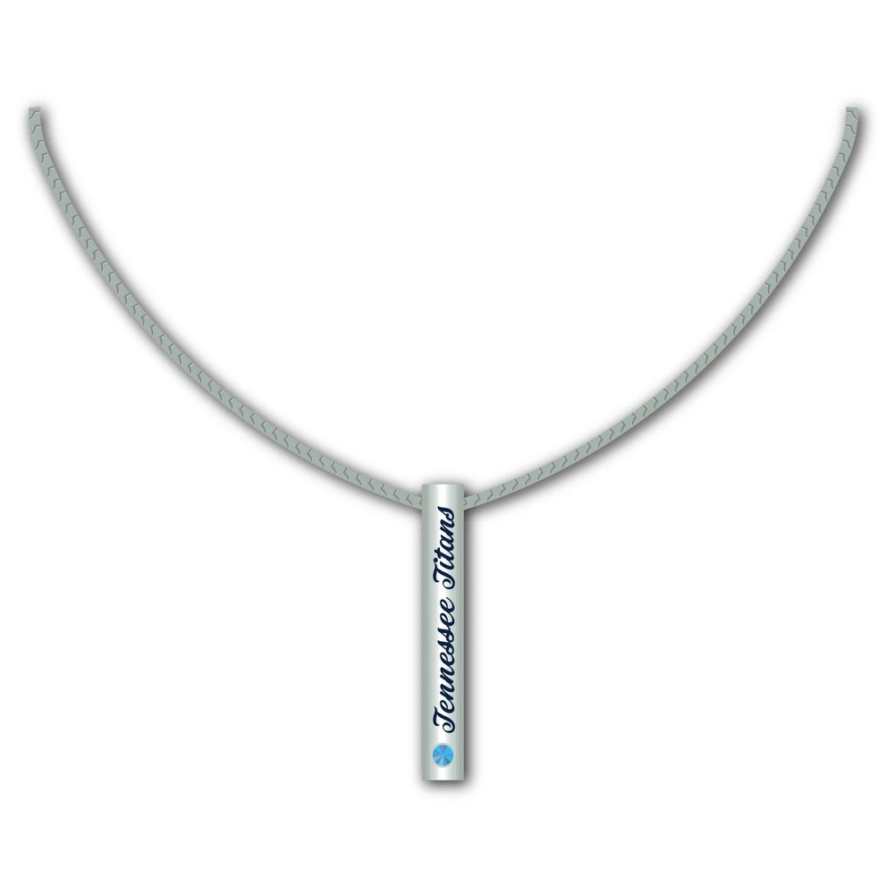 Tennessee Titans Necklace Silver Bar