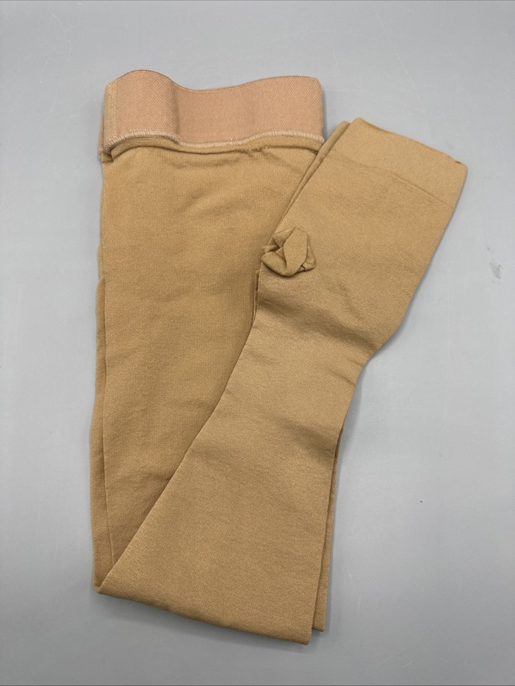 30-40 mmHg Open Toe Compression Stockings Beige Size Small