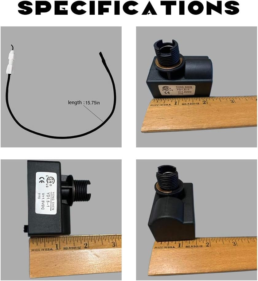 Propane Electronic Pulse Gas Igniter with 400Mm Electrode Ignition Cable Wire fo