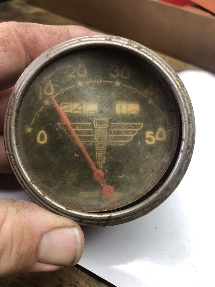VINTAGE BICYCLE STEWART WARNER CADET SPEEDOMETER