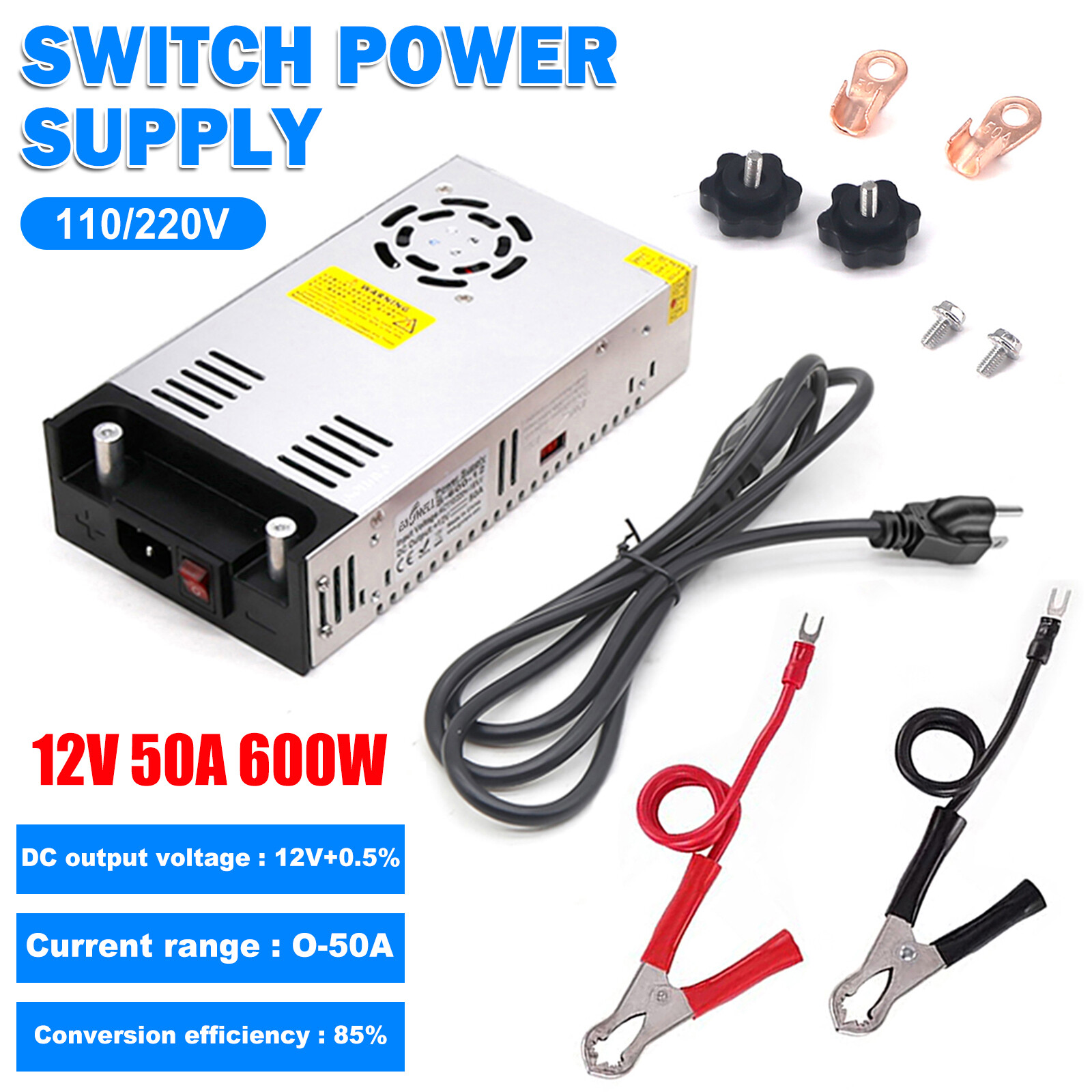 110V AC to 12V DC Converter Power Supply SMPS Transformer for RV Pump LED Strip