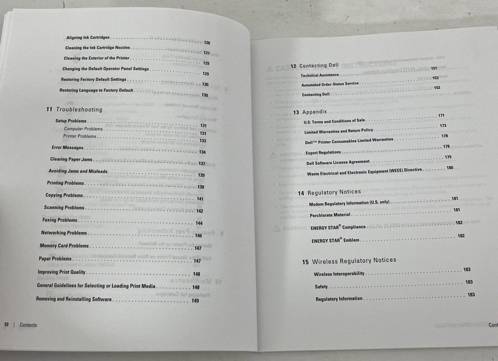 Dell All-In-One Printer 948 Owners Manuel. 2007