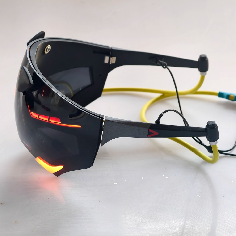 Game Zenless Zone Zero Trigger Luminous Half Face LED Eyes Mask Cosplay Prop