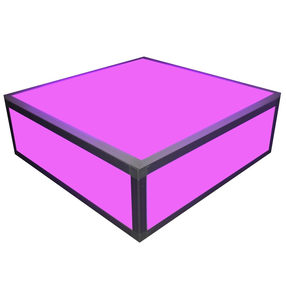 ProX XSA DJ Stage Platform Acrylic DJ Riser / Mini Stage 8" High Box Sections...