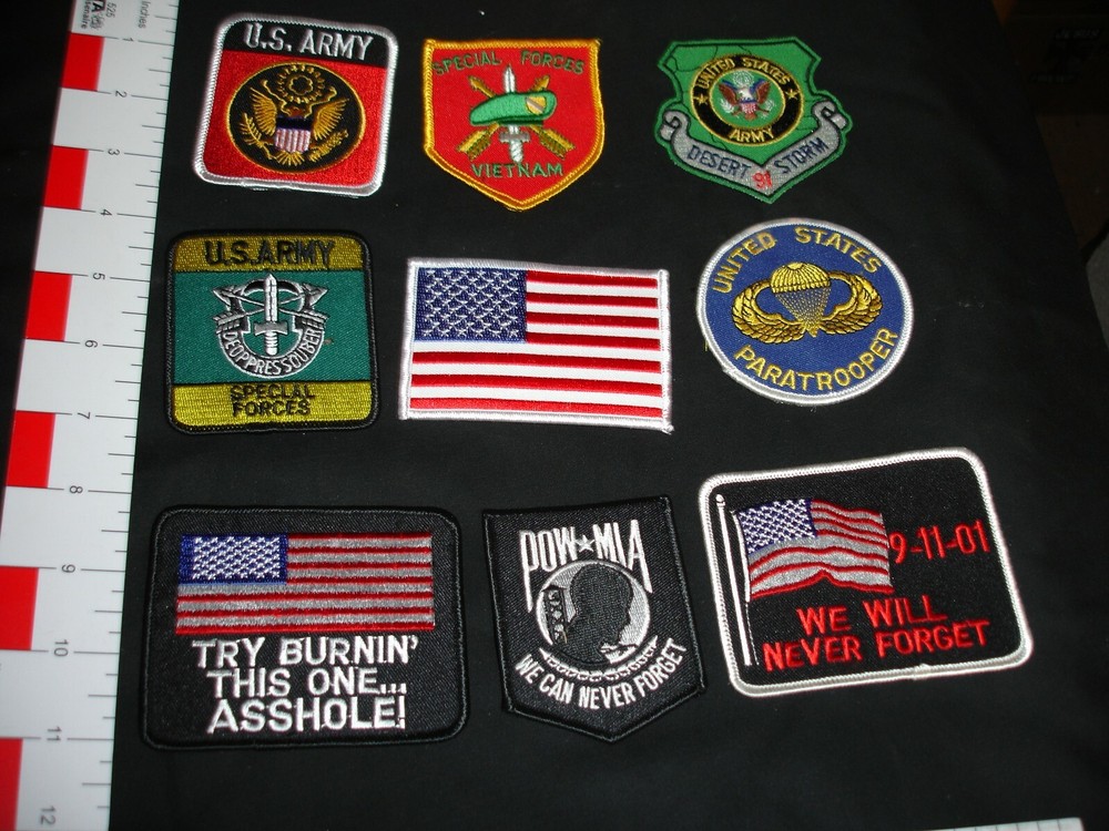 US Army Patch Set 9 patches