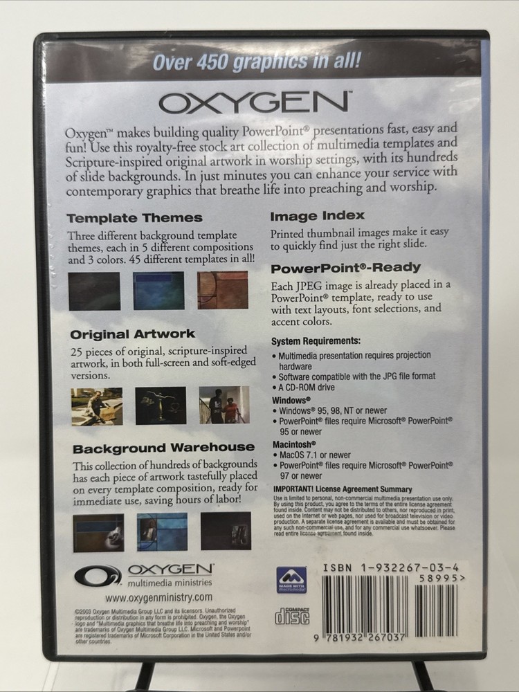 Oxygen: Multimedia Graphics - Volume 3 (CD-ROM, 2003) New Unopened!