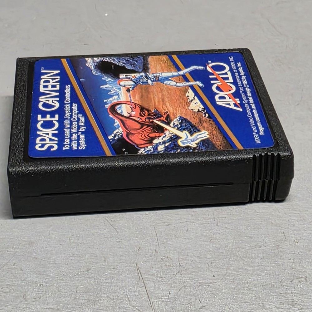 Atari 2600 Apollo Space Cavern Game Cartridge