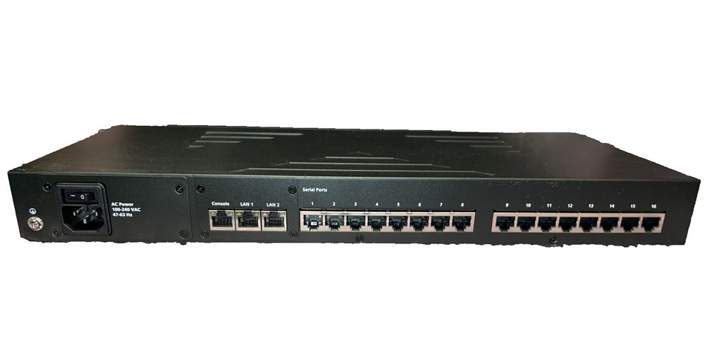 Moxa CN2650-16 16-Port Secure Console Server w/ Rack Mount Brackets