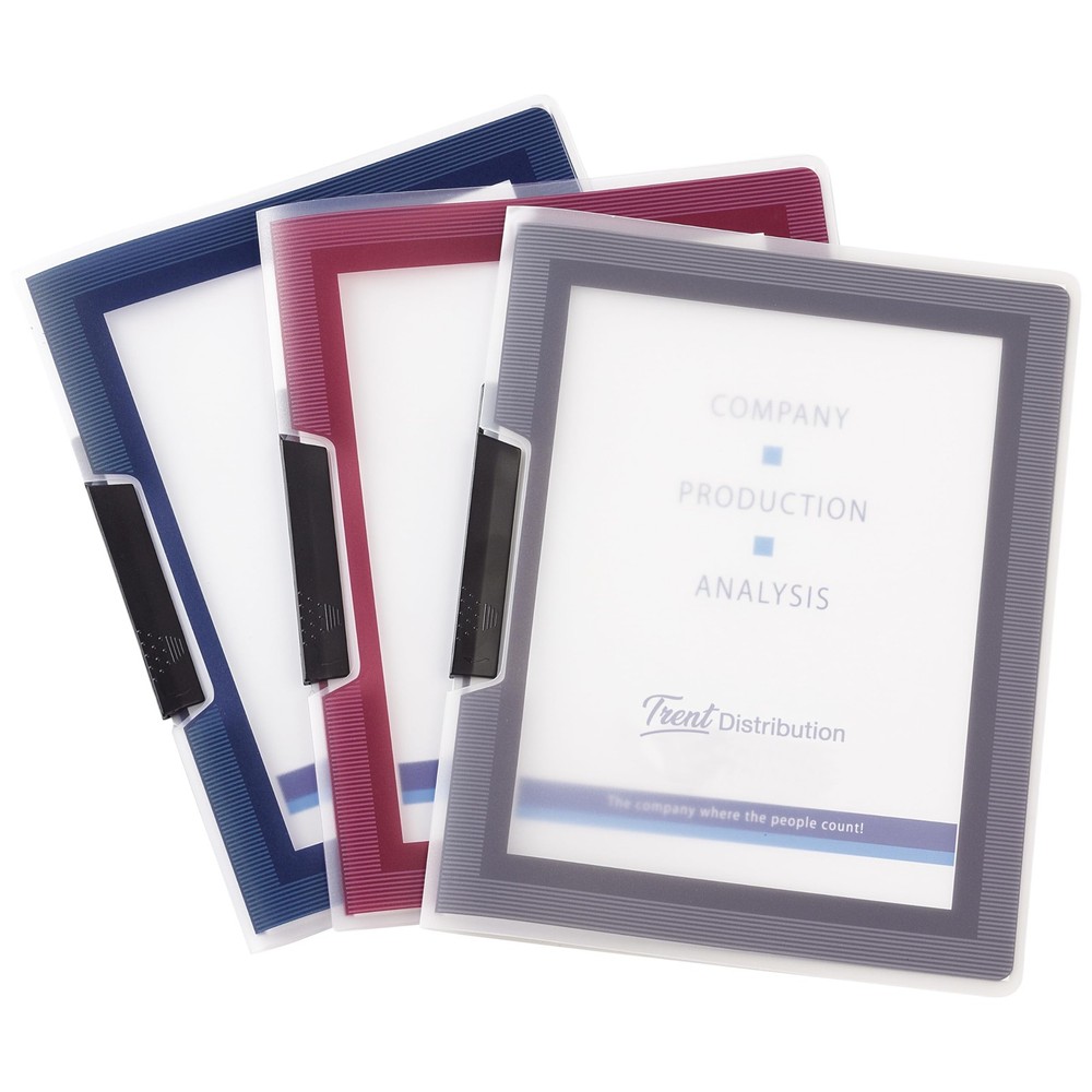 Avery Flexi-View Report Covers Swing Clip Assorted Colors 24 Pack No Punch