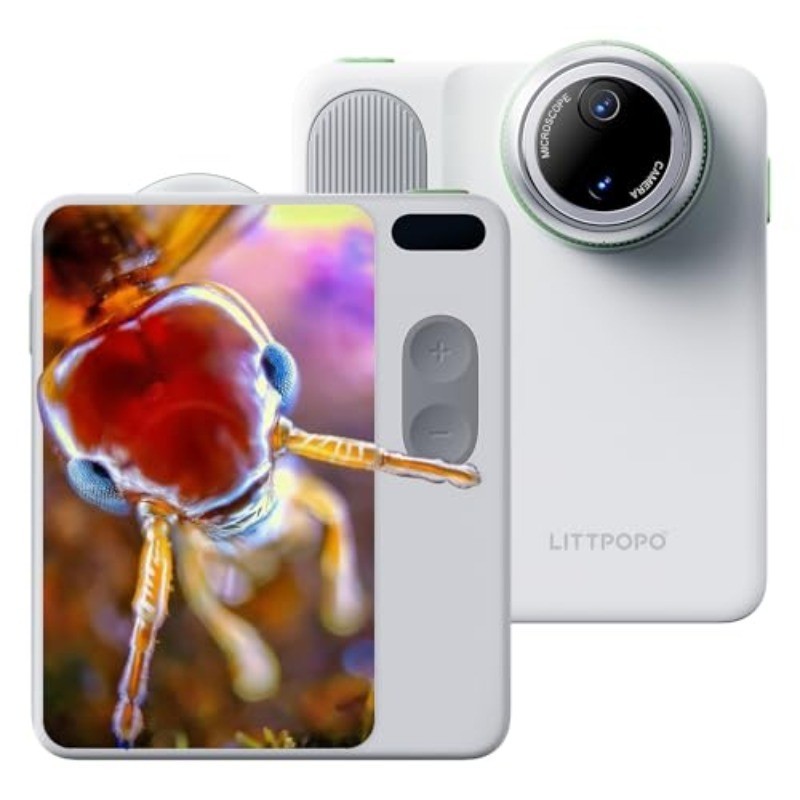 MicroCam X1 4K Digital Camera with 400X Microscope, True 4K Footage, Autofocus,