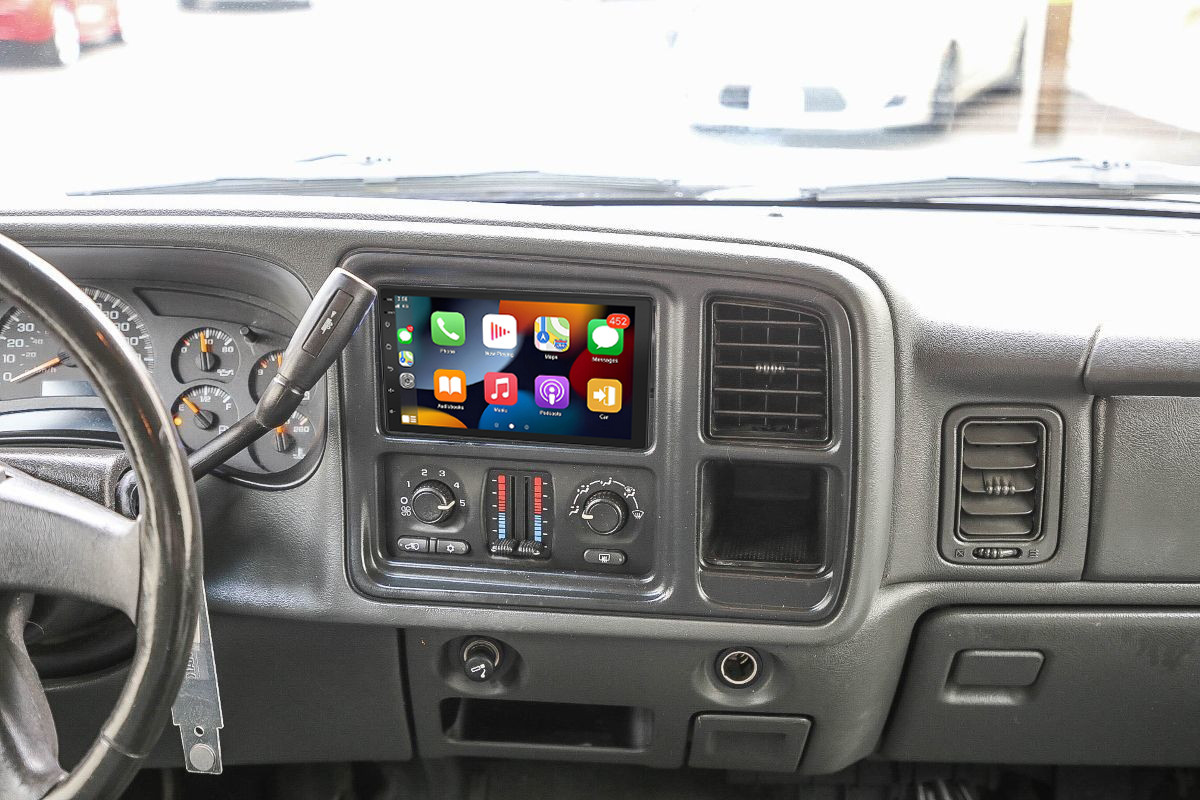 For 2003-2006 Chevy Silverado 1500 2500 Apple Carplay Car Radio Android 15 Navi