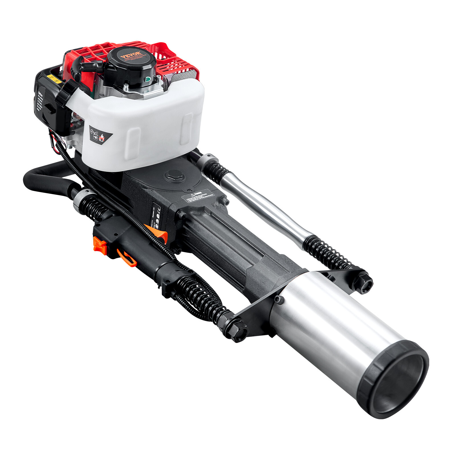 VEVOR 52cc Gas Powered T Post Driver 2-Stroke Fence Pile Pounder Gasoline Engine