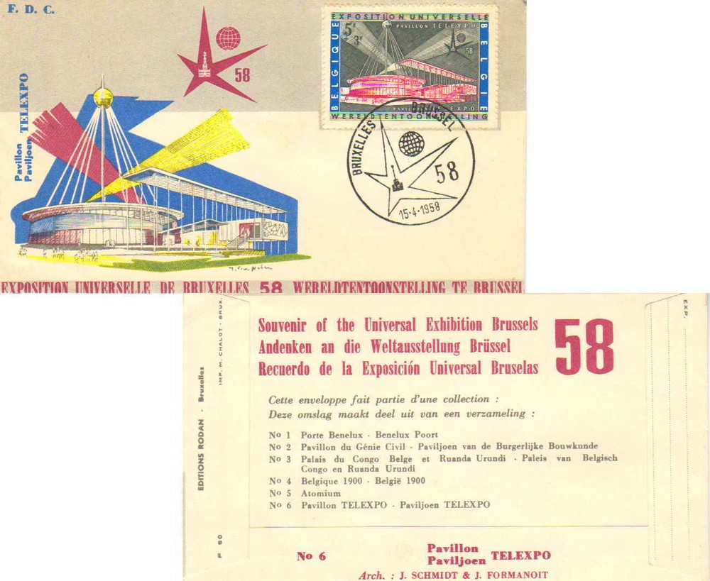 Belgium Scott B624 Unaddressed.