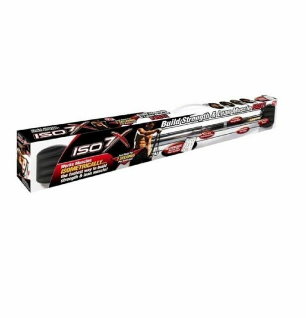 Ontel ISO 7X Isometric Workout Bar - Silver