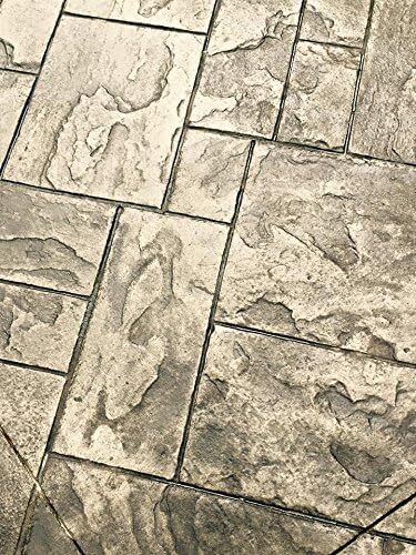 Ashler Notched Slate | Single Concrete Stamp by Walttools (Rigid/Blue)