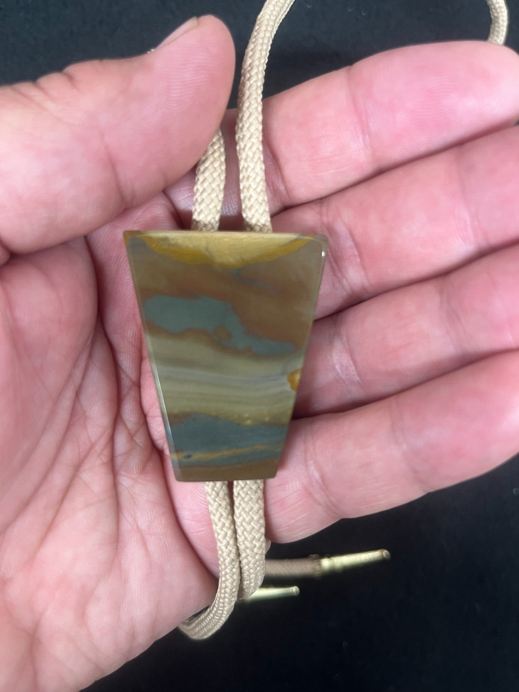Picture Jasper Western Bolo Tie