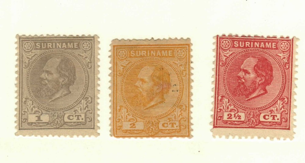 Suriname  #1-3 MH