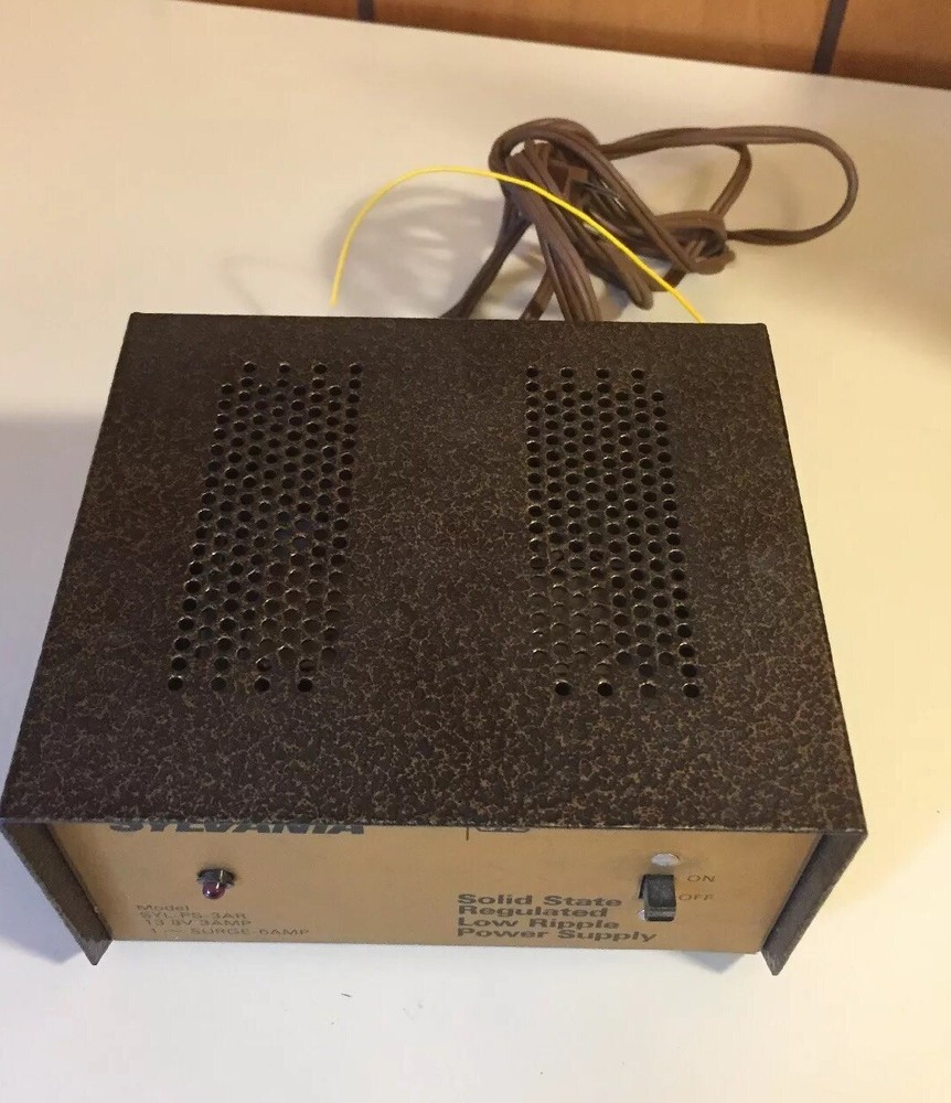 Vintage Sylvania GTE Solid State Regulated Low Ripple Power Supply