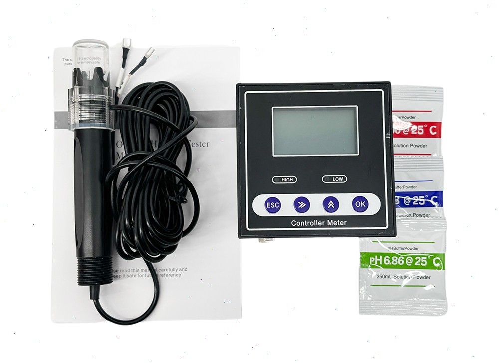 Digital PH Controller Meter with Range 0~14pH Resolution 0.01pH for for Sewage