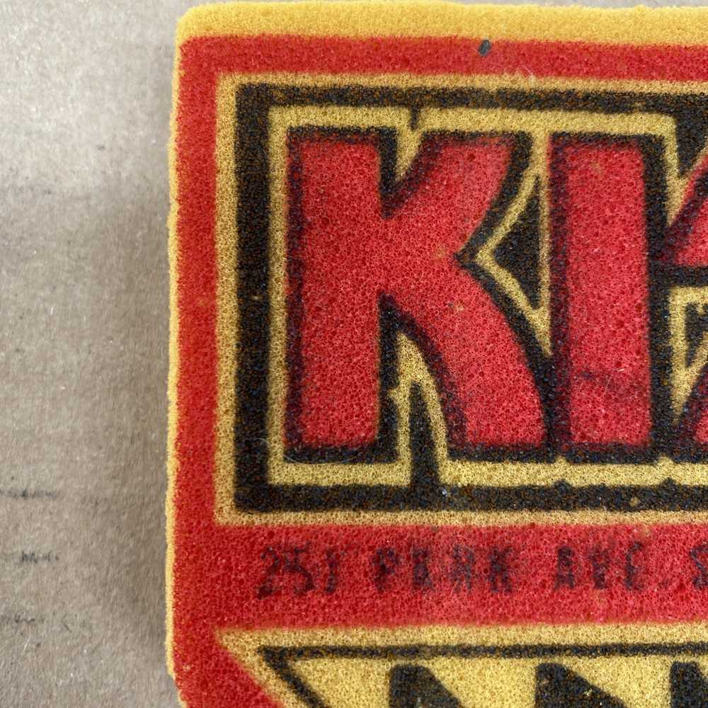 KISS ARMY 1979 Official Tour Sponge From The DYNASTY Tour -free Shipping