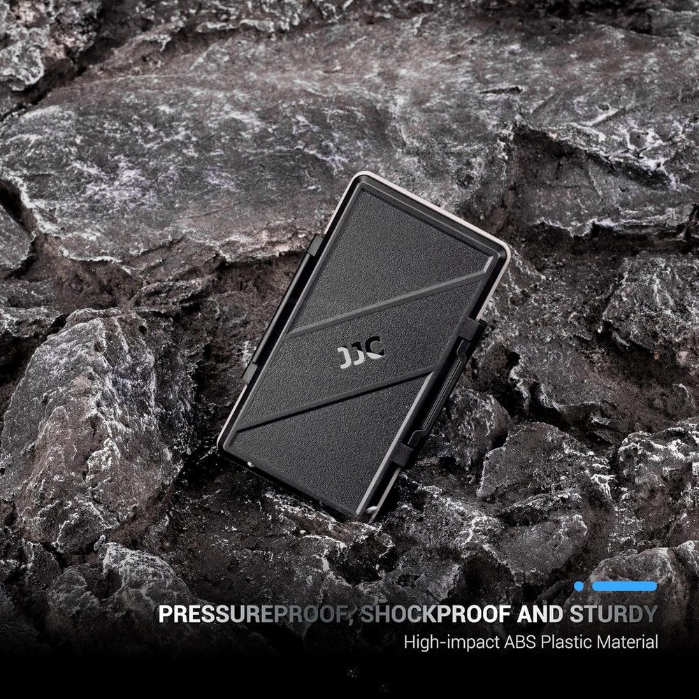 30 Slots Micro SD Card Case with Index Label, Water Resistant & Shockproof Micro