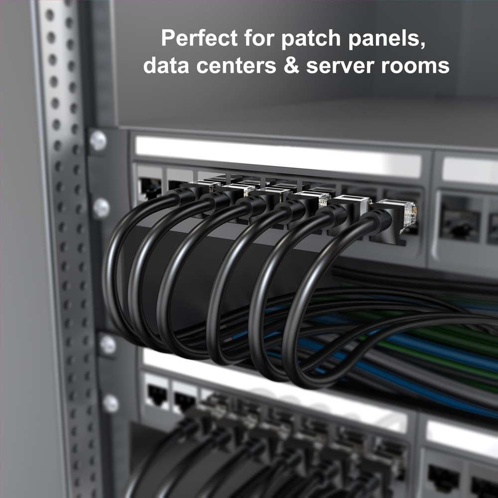 Cat6 3ft 24 Pack Patch Cables, 10Gbps High-Speed Ethernet Patch Cables, Suppo...