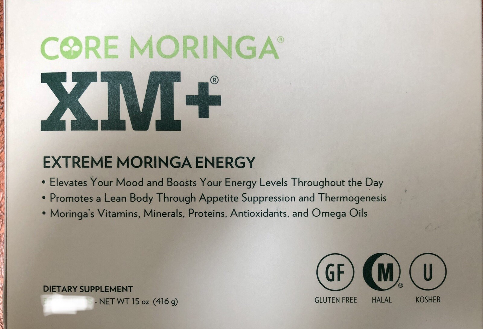X5 Single Sachets Core Moringa ZIJA XM+ Extreme Energy Nutrition Weight Run Mood