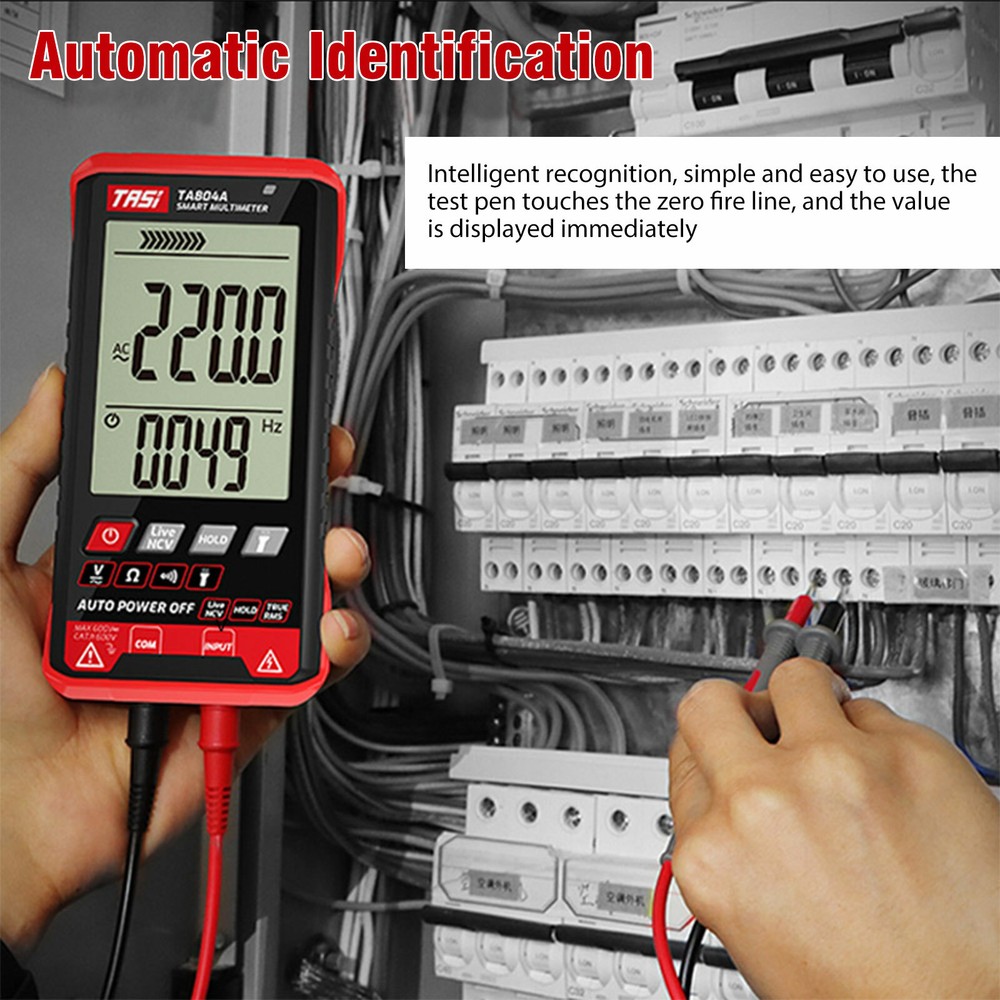 Digital Multimeter Voltmeter Ammeter AC DC Volt Ohmmeter Tester Meter Auto Range