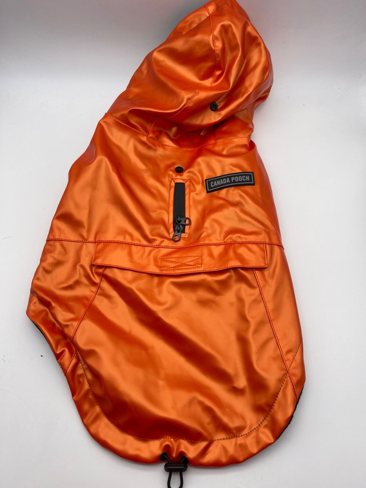 Canada Pouch Cold Front Raincoat Orange Size 16 Retail $71